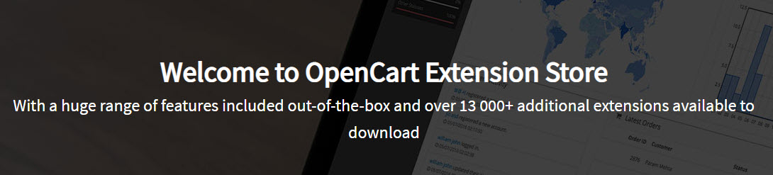 OpenCart Extension store